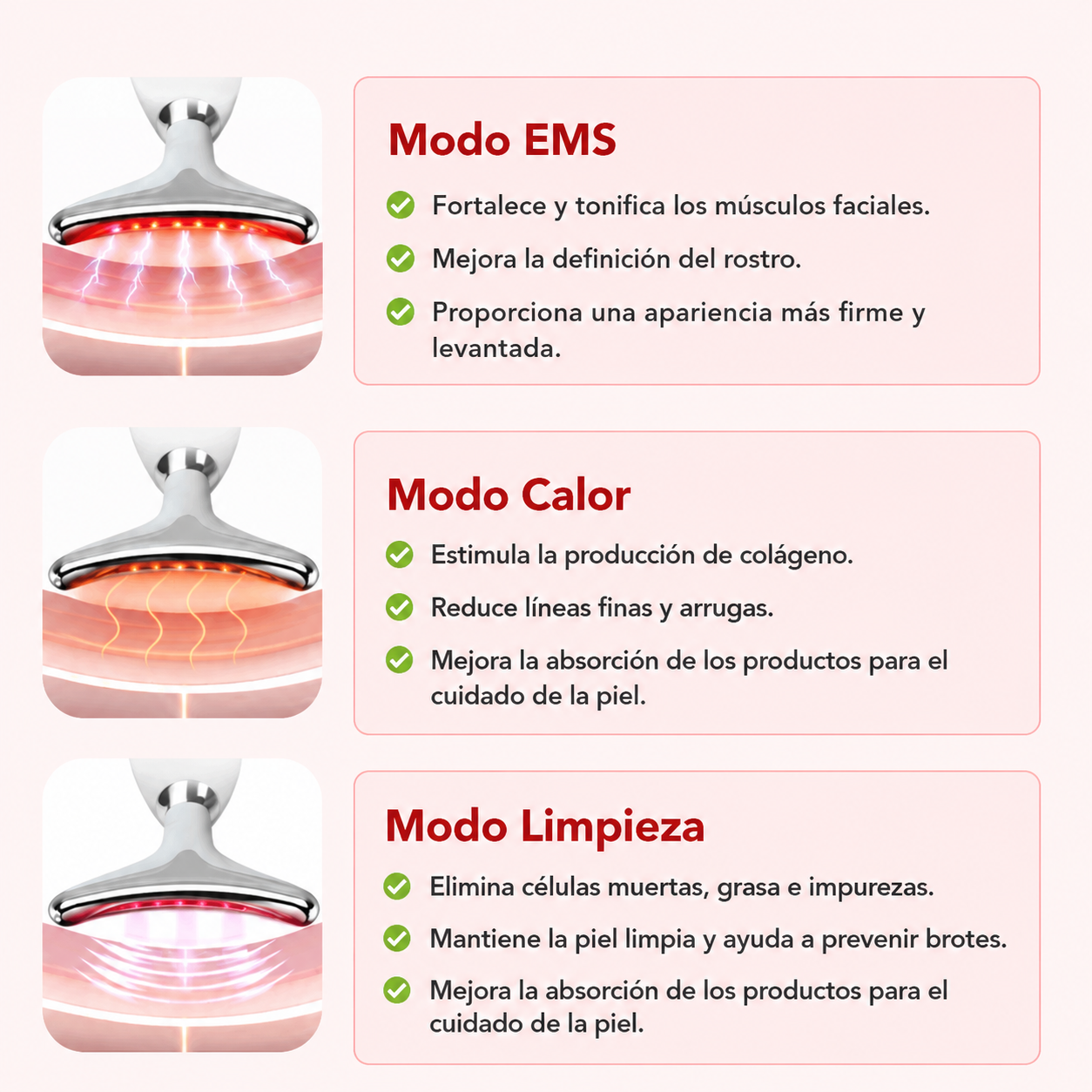 Escultor facial LED 7 en 1 | TersiaSkin
