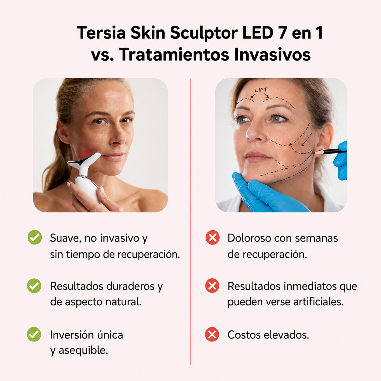 Escultor facial LED 7 en 1 | TersiaSkin